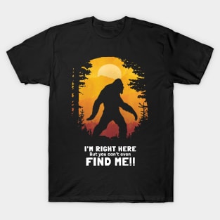 I'm right here but you can't even find me!! T-Shirt